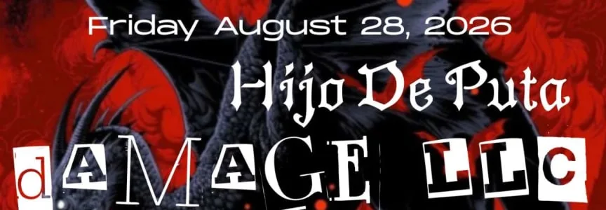 Flyer for Damage, LLC (Metallica Tribute)