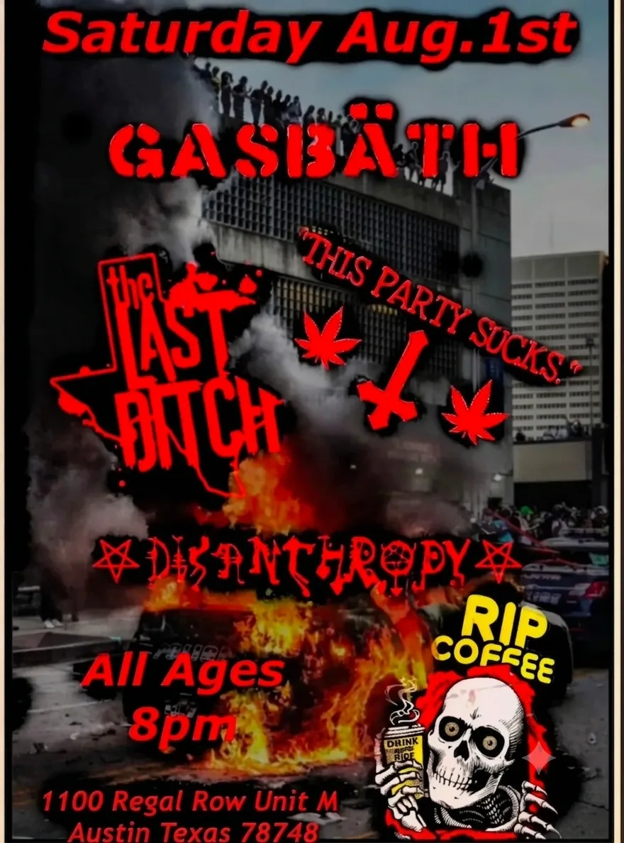 Gasbath, This Party Sucks, Last Ditch, Disanthropy